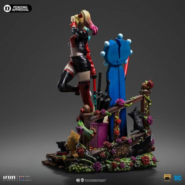 DC COMICS – Statuette 1/10 Art Scale Deluxe Harley Quinn (Gotham City Sirens) 22 cm – Image 5