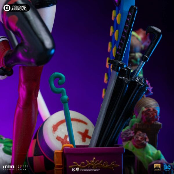 DC COMICS – Statuette 1/10 Art Scale Deluxe Harley Quinn (Gotham City Sirens) 22 cm – Image 6