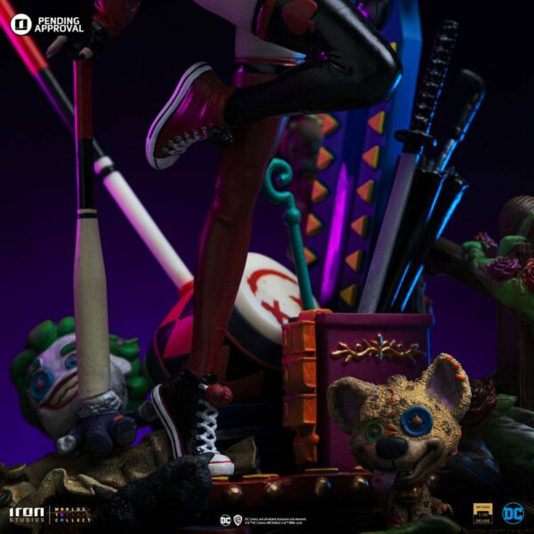 DC COMICS – Statuette 1/10 Art Scale Deluxe Harley Quinn (Gotham City Sirens) 22 cm – Image 10