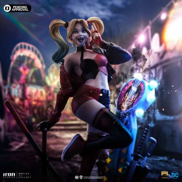 DC COMICS – Statuette 1/10 Art Scale Deluxe Harley Quinn (Gotham City Sirens) 22 cm – Image 13