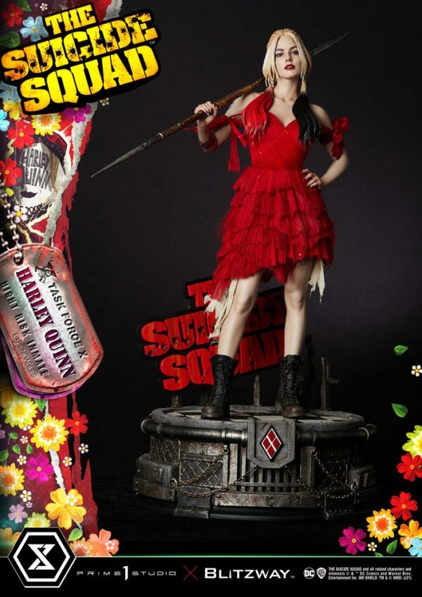 DC COMICS – Statuette 1/3 Harley Quinn The Suicide Squad Bonus Version 71 cm – Image 2