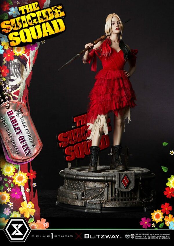 DC COMICS – Statuette 1/3 Harley Quinn The Suicide Squad Bonus Version 71 cm – Image 6