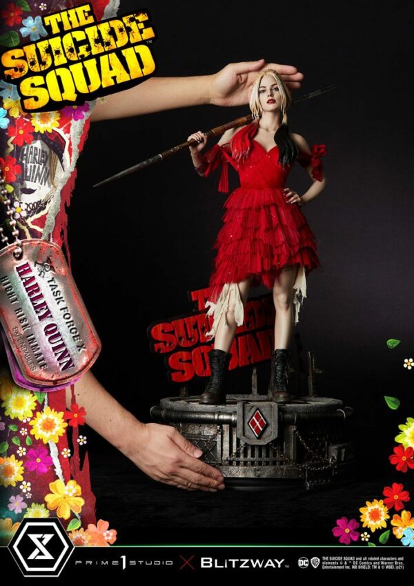 DC COMICS – Statuette 1/3 Harley Quinn The Suicide Squad Bonus Version 71 cm – Image 7