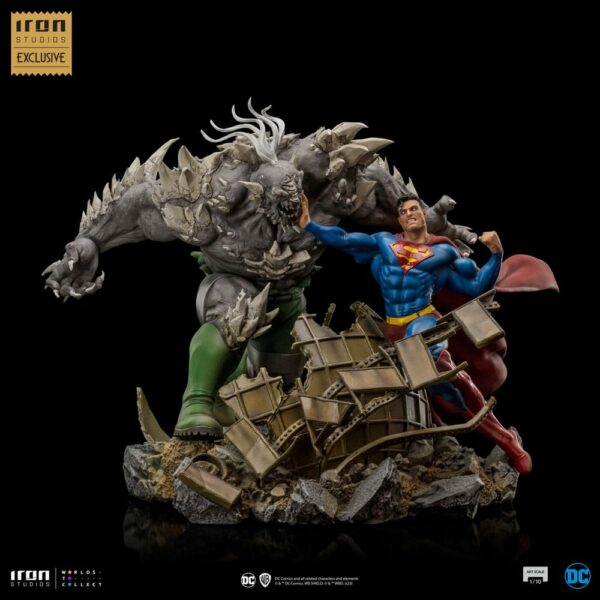 DC COMICS – Statuette BDS Art Scale 1/10 Superman vs Doomsday 30 cm – Image 2