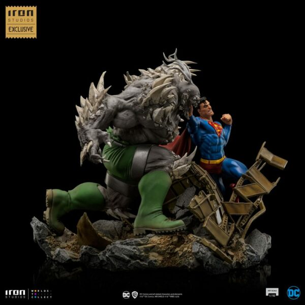 DC COMICS – Statuette BDS Art Scale 1/10 Superman vs Doomsday 30 cm – Image 4