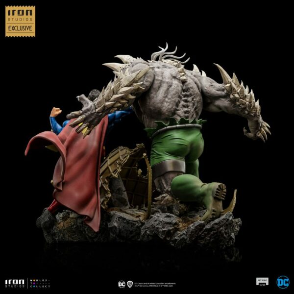 DC COMICS – Statuette BDS Art Scale 1/10 Superman vs Doomsday 30 cm – Image 14