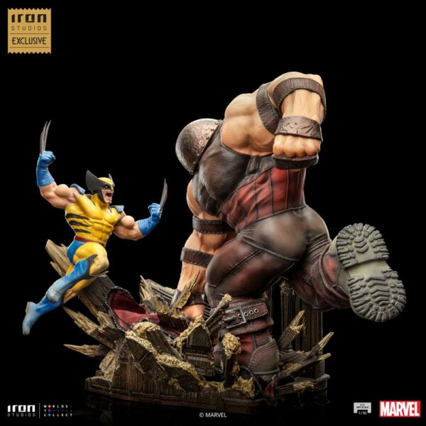 MARVEL - Statuette BDS Art Scale 1/10 Wolverine vs Juggernaut 30 cm – Image 3