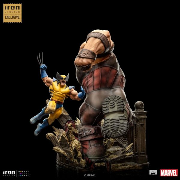 MARVEL - Statuette BDS Art Scale 1/10 Wolverine vs Juggernaut 30 cm – Image 4