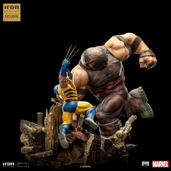MARVEL - Statuette BDS Art Scale 1/10 Wolverine vs Juggernaut 30 cm – Image 5