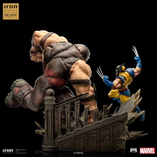MARVEL - Statuette BDS Art Scale 1/10 Wolverine vs Juggernaut 30 cm – Image 7
