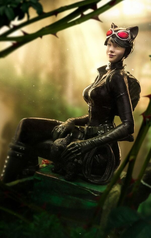 DC COMICS – Statuette 1/10 Art Scale Deluxe Catwoman (Gotham City Sirens) 21 cm – Image 11