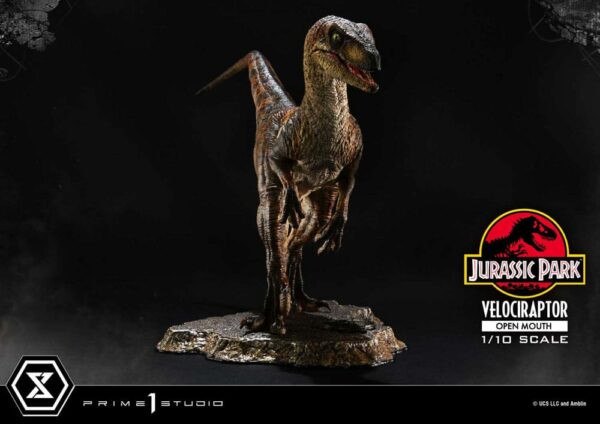JURASSIC PARK – Statuette 1/10 Prime Collectibles Vélociraptor Open Mouth 19 cm – Image 8