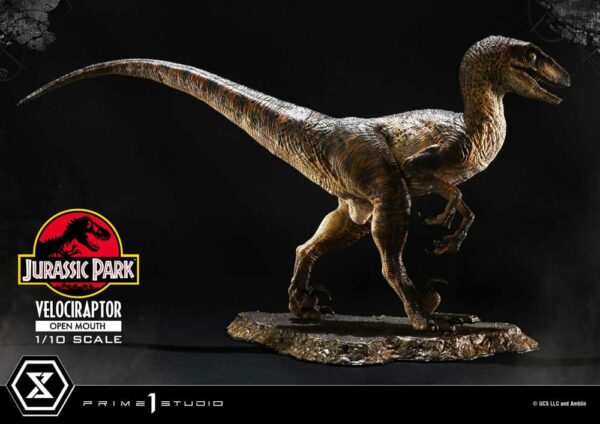 JURASSIC PARK – Statuette 1/10 Prime Collectibles Vélociraptor Open Mouth 19 cm – Image 9