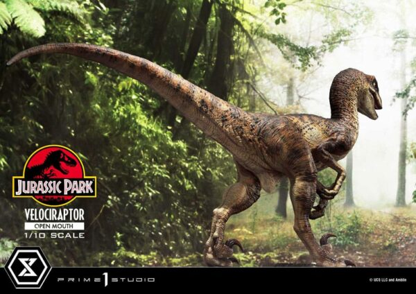 JURASSIC PARK – Statuette 1/10 Prime Collectibles Vélociraptor Open Mouth 19 cm – Image 13