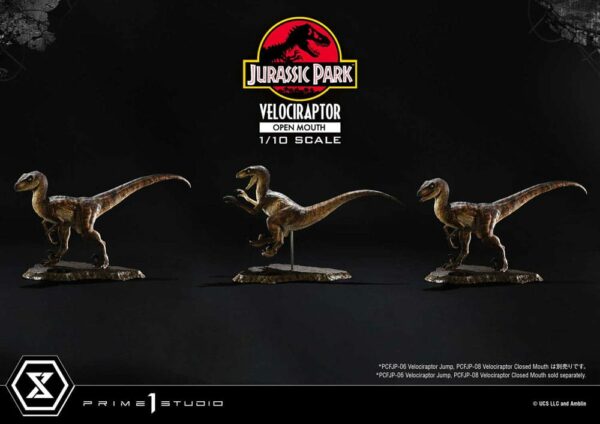 JURASSIC PARK – Statuette 1/10 Prime Collectibles Vélociraptor Open Mouth 19 cm – Image 17