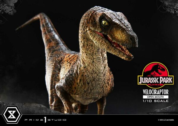 JURASSIC PARK – Statuette 1/10 Prime Collectibles Vélociraptor Open Mouth 19 cm – Image 20