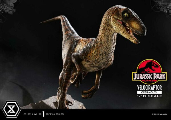 JURASSIC PARK – Statuette 1/10 Prime Collectibles Vélociraptor Open Mouth 19 cm – Image 21