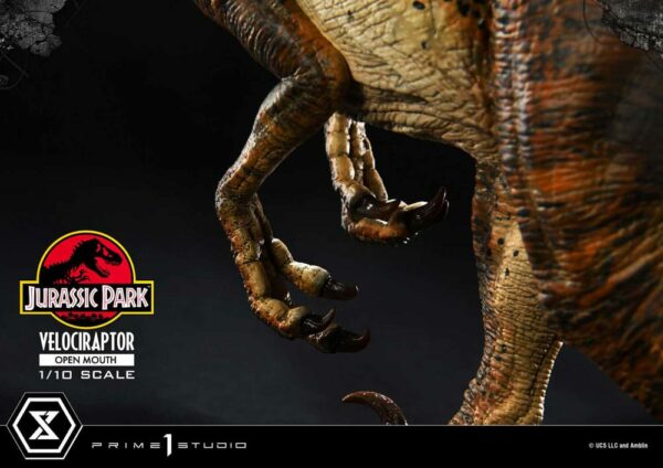 JURASSIC PARK – Statuette 1/10 Prime Collectibles Vélociraptor Open Mouth 19 cm – Image 23