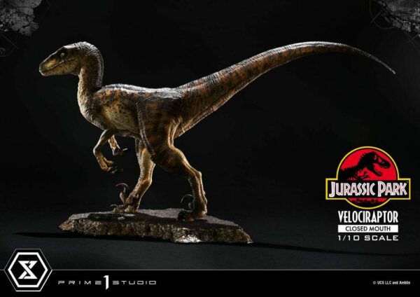 JURASSIC PARK – Statuette 1/10 Prime Collectibles Vélociraptor Closed Mouth 19 cm – Image 6