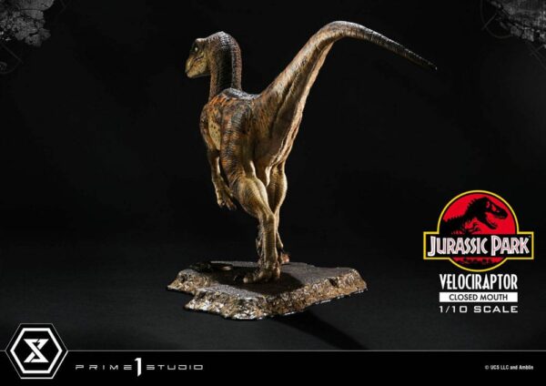 JURASSIC PARK – Statuette 1/10 Prime Collectibles Vélociraptor Closed Mouth 19 cm – Image 7