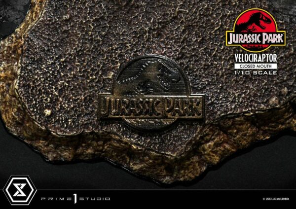JURASSIC PARK – Statuette 1/10 Prime Collectibles Vélociraptor Closed Mouth 19 cm – Image 12