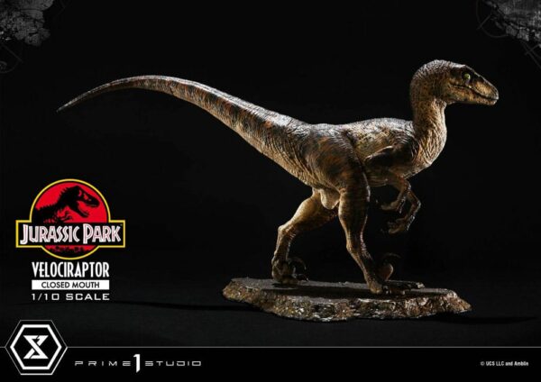 JURASSIC PARK – Statuette 1/10 Prime Collectibles Vélociraptor Closed Mouth 19 cm – Image 16
