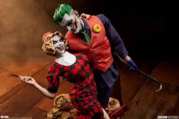 DC COMICS – Statuette 1/5 The Joker & Harley Quinn Lawless Love 41 cm (DC Comics Mythos) – Image 5
