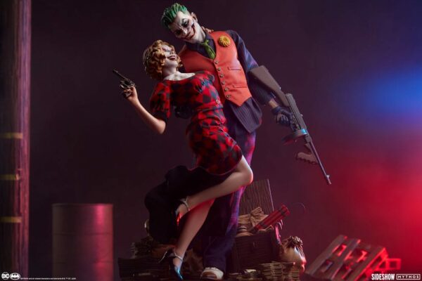 DC COMICS – Statuette 1/5 The Joker & Harley Quinn Lawless Love 41 cm (DC Comics Mythos) – Image 6