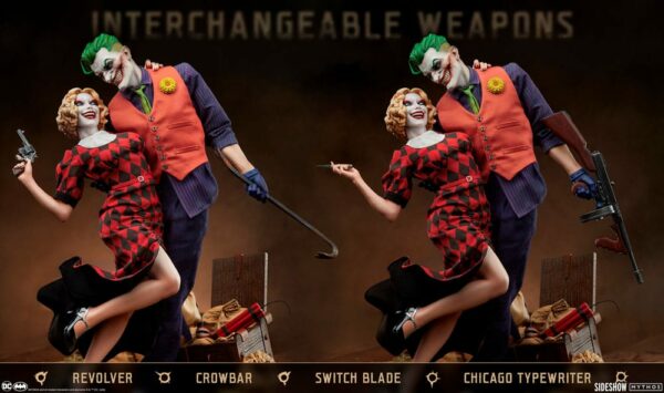 DC COMICS – Statuette 1/5 The Joker & Harley Quinn Lawless Love 41 cm (DC Comics Mythos) – Image 8