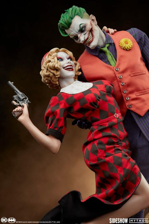DC COMICS – Statuette 1/5 The Joker & Harley Quinn Lawless Love 41 cm (DC Comics Mythos) – Image 13