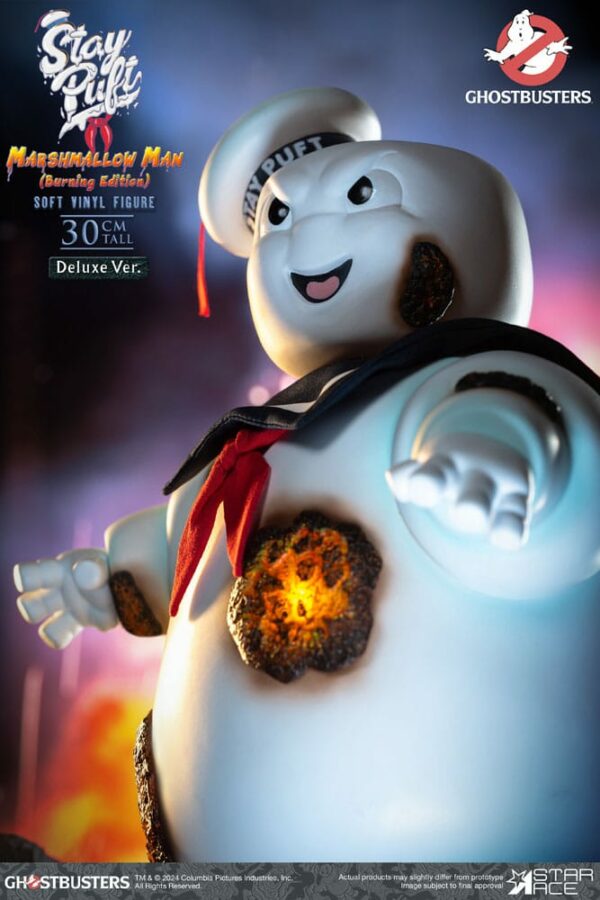 S.O.S FANTÔMES – Statuette Ghostbusters Soft Vinyl Bibendum Chamallow Burning Edition Deluxe 30 cm – Image 3