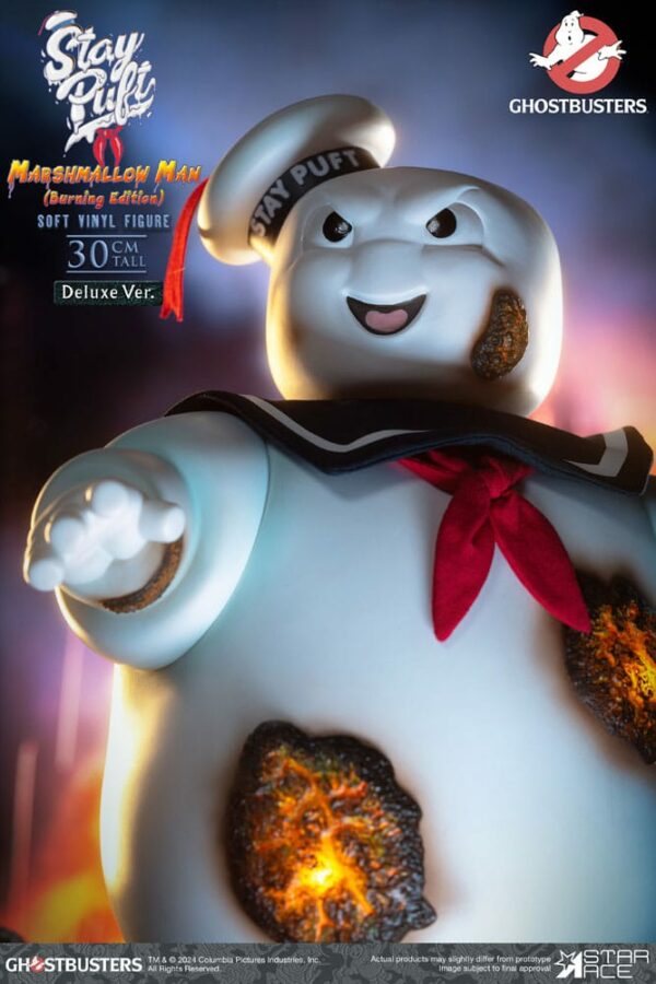 S.O.S FANTÔMES – Statuette Ghostbusters Soft Vinyl Bibendum Chamallow Burning Edition Deluxe 30 cm – Image 4