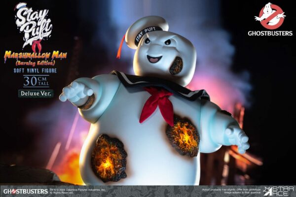 S.O.S FANTÔMES – Statuette Ghostbusters Soft Vinyl Bibendum Chamallow Burning Edition Deluxe 30 cm – Image 5