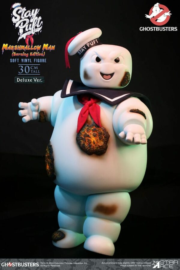 S.O.S FANTÔMES – Statuette Ghostbusters Soft Vinyl Bibendum Chamallow Burning Edition Deluxe 30 cm – Image 7