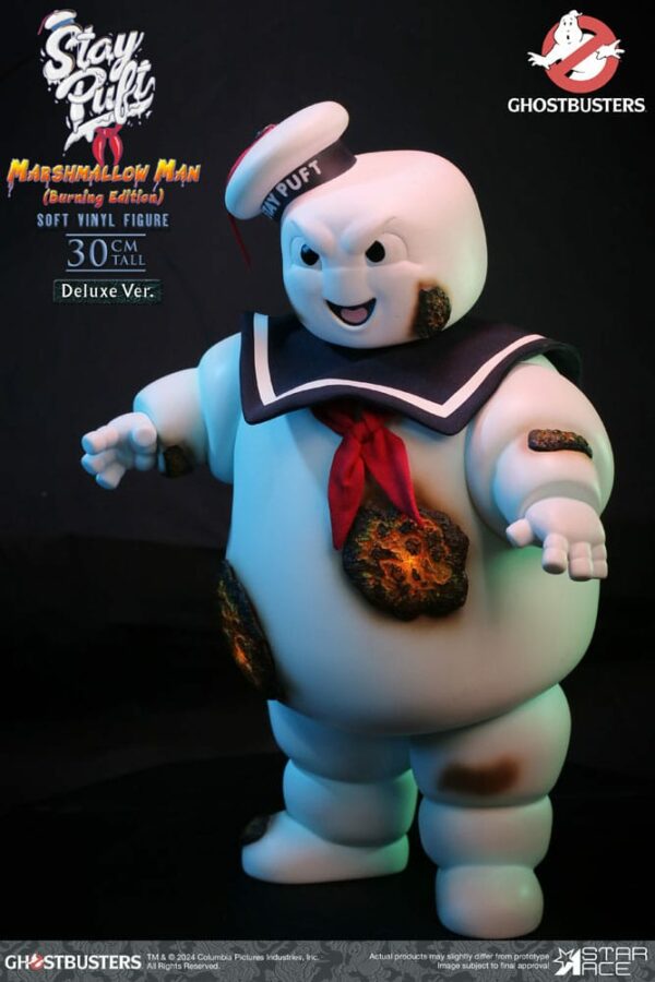 S.O.S FANTÔMES – Statuette Ghostbusters Soft Vinyl Bibendum Chamallow Burning Edition Deluxe 30 cm – Image 9