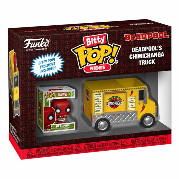 Deadpool avec Camion de Chimichangas – Figurine Marvel POP! Rides n°10 – Image 3