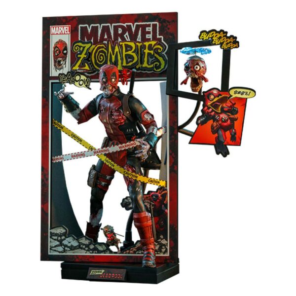 MARVEL – Figurine 1/6 Comic Masterpiece Zombie Deadpool 31 cm – Image 24