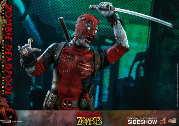 MARVEL – Figurine 1/6 Comic Masterpiece Zombie Deadpool 31 cm – Image 13