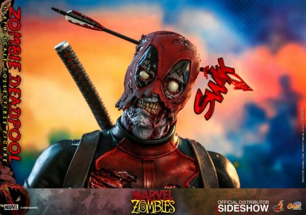 MARVEL – Figurine 1/6 Comic Masterpiece Zombie Deadpool 31 cm – Image 14