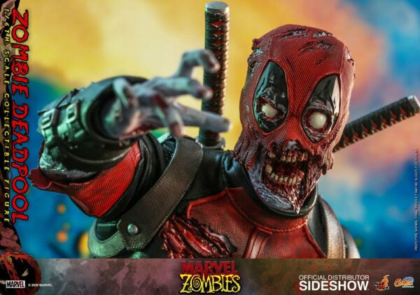 MARVEL – Figurine 1/6 Comic Masterpiece Zombie Deadpool 31 cm – Image 16