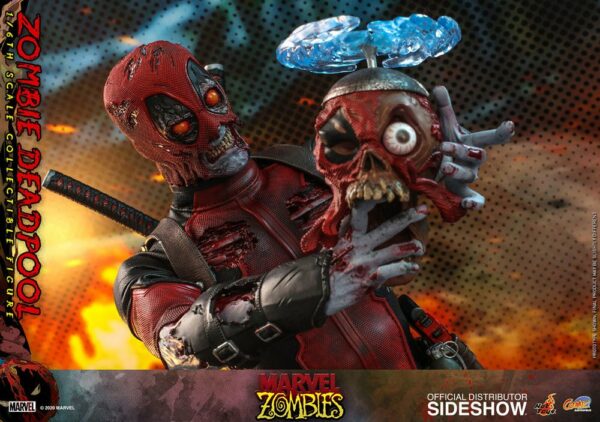 MARVEL – Figurine 1/6 Comic Masterpiece Zombie Deadpool 31 cm – Image 19