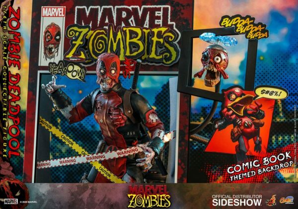 MARVEL – Figurine 1/6 Comic Masterpiece Zombie Deadpool 31 cm – Image 21