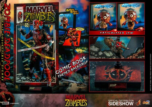 MARVEL – Figurine 1/6 Comic Masterpiece Zombie Deadpool 31 cm – Image 23