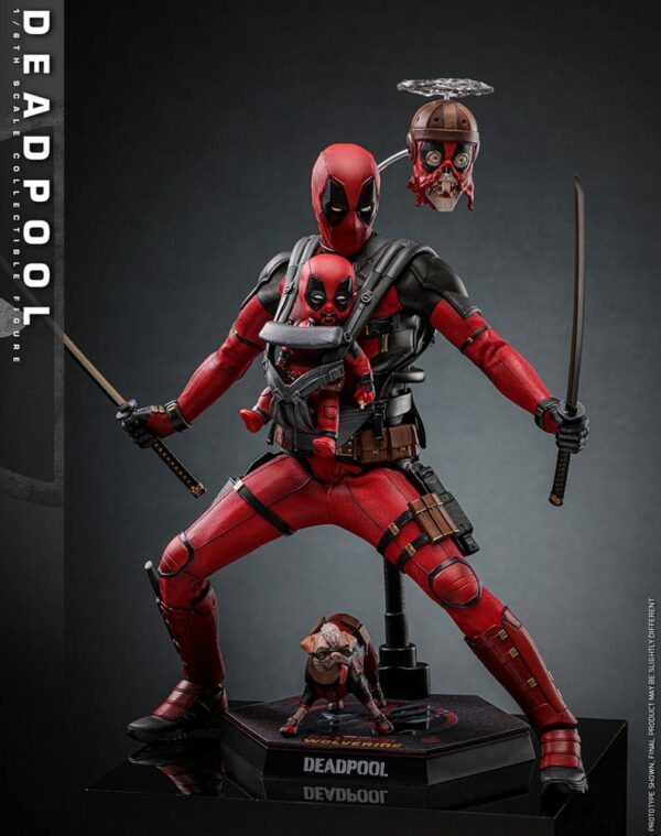 MARVEL – Figurine 1/6 Movie Masterpiece Deadpool (Deadpool & Wolverine) 31 cm – Image 2