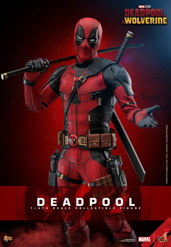 MARVEL – Figurine 1/6 Movie Masterpiece Deadpool (Deadpool & Wolverine) 31 cm – Image 13