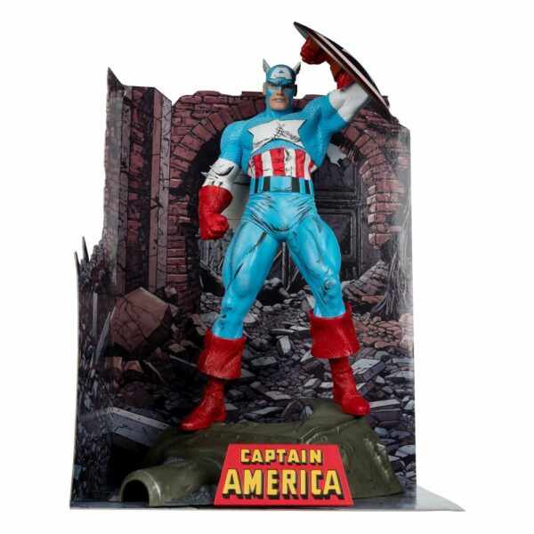 MARVEL – Statuette 1/6 Captain America Marvel Comics #323 28 cm – Image 6