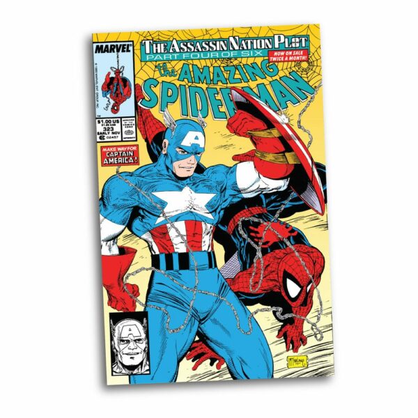 MARVEL – Statuette 1/6 Captain America Marvel Comics #323 28 cm – Image 7