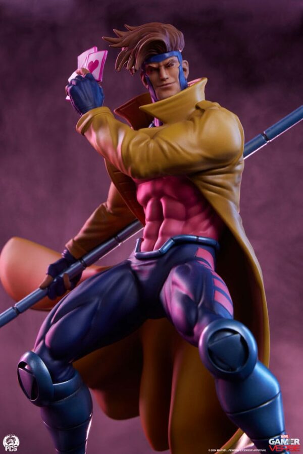 MARVEL – Statuette 1/10 Gambit Classic Gamerverse (Player 2 Edition) 17 cm – Image 3
