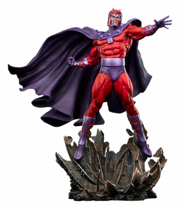 MARVEL – Statuette Premium Format Magneto: Master of Magnetism 64 cm – Image 14