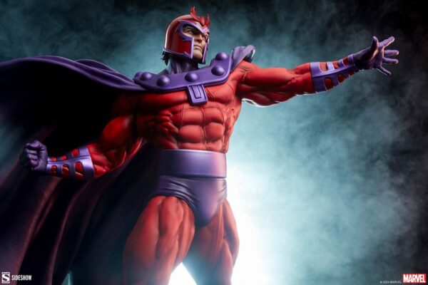 MARVEL – Statuette Premium Format Magneto: Master of Magnetism 64 cm – Image 3